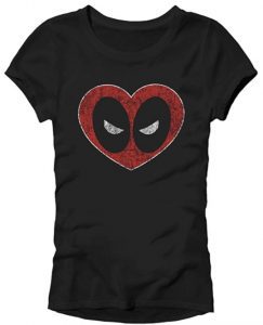 Camiseta de Deadpool de corazón - Las mejores camisetas de Deadpool - Camisetas de Marvel