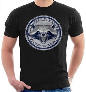 Camiseta de Rocket Raccoon logo - Las mejores camisetas de Rocket de Guardianes de la Galaxia - Camisetas de Marvel