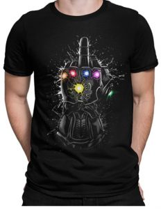 Camiseta de corte de mangas de Thanos - Las mejores camisetas de Thanos - Camisetas de Marvel