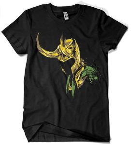 Camiseta de dibujo de casco clásico de Loki - Las mejores camisetas de Loki - Camisetas de Marvel