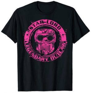 Camiseta de logo de Star Lord - Las mejores camisetas de Star-Lord de Guardianes de la Galaxia - Camisetas de Marvel