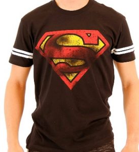 Camiseta de logo de Superman negra de diseño - Las mejores camisetas de Superman - Camisetas de DC