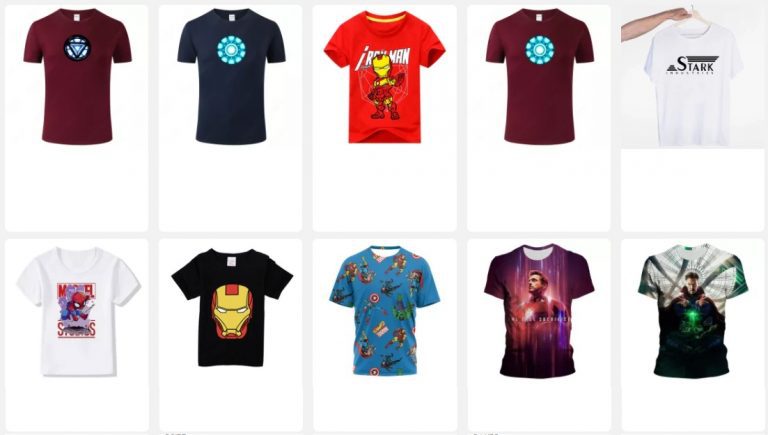 Camisetas De Iron Man De Aliexpress