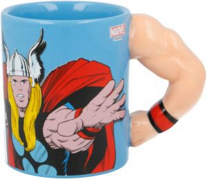 Taza de brazo de Thor - Las mejores tazas Thor - Tazas de Marvel