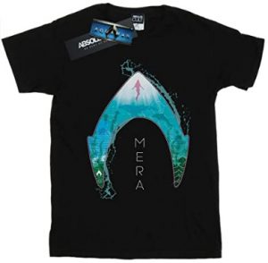 Camiseta de logo de Mera con agua - Las mejores camisetas de Aquaman - Camiseta de Aquaman de DC