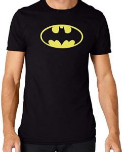 Camiseta negra de logo de Batman - Las mejores camisetas de Batman - Camiseta de Batman de DC