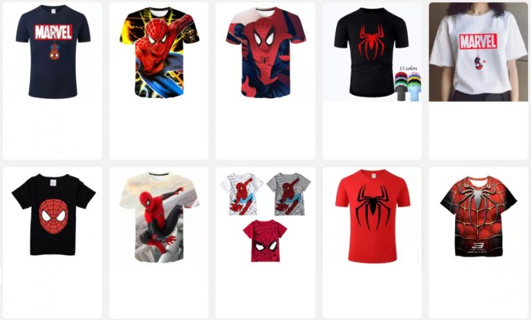 Camisetas De Spider Man De Aliexpress