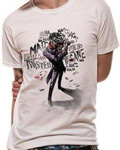 Camiseta De Mad Joker. Las Mejores Camisetas De El Joker De Dc