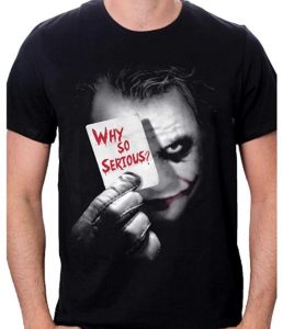 Camiseta Del Joker De Heath Ledger. Las Mejores Camisetas De El Joker De Dc