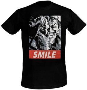 Camiseta Del Joker De Smile. Las Mejores Camisetas De El Joker De Dc
