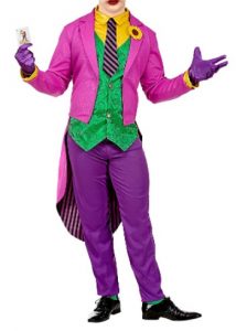 Disfraz Del Joker Colorido De Dc Comics De Rubies Adulto