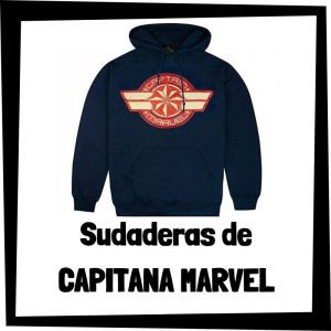 Las mejores sudaderas de Capitana Marvel - Sudaderas baratas de Carol Danvers - Comprar sudadera de Marvel