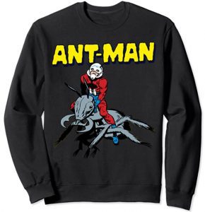 Sudadera de Ant-man sobre hormiga. Las mejores sudaderas de Ant-man de Marvel