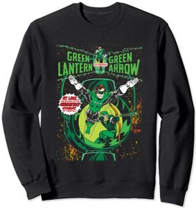 Sudadera De Green Lantern Y Green Arrow. Las Mejores Sudaderas De Linterna Verde De Dc