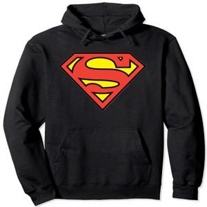 Sudadera De Superman Negra De Logo. Las Mejores Sudaderas De Superman De Dc