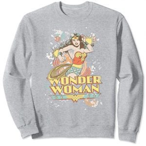 Sudadera De Wonder Woman Clásica. Las Mejores Sudaderas De Wonder Woman De Dc