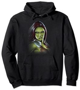 Sudadera De Cara De Gamora. Las Mejores Sudaderas De Guardianes De La Galaxia De Marvel