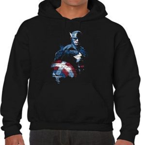Sudadera De Pose Del Capitán América. Las Mejores Sudaderas De Capitán América De Marvel
