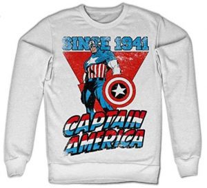 Sudadera Del Capitán América Since 1941. Las Mejores Sudaderas De Capitán América De Marvel