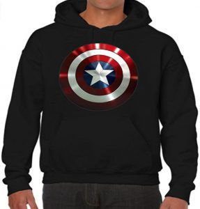 Sudadera Del Logo Capitán América. Las Mejores Sudaderas De Capitán América De Marvel
