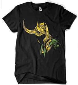 Camiseta Del Casco De Loki