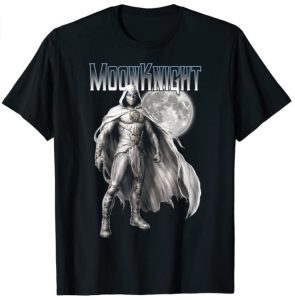 Camiseta De Moon Knight Con Luna De Fondo