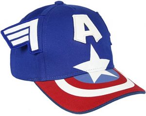 Gorra De Capitán América Con Casco Clásico De Marvel