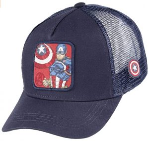 Gorra De Capitán América Con Escudo En Acción De Marvel