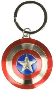 Llavero De Escudo De Capitán América De Marvel