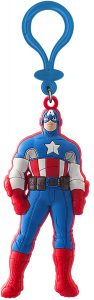 Llavero De Figura Suave De Capitán América De Marvel