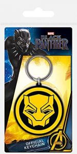 Llavero De Logo Amarillo De Black Panther
