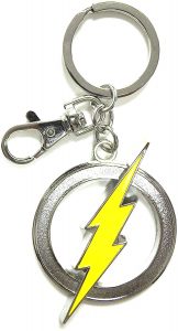 Llavero De Logo Plateado De The Flash