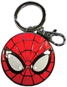 Llavero De Máscara Circular De Spiderman De Marvel