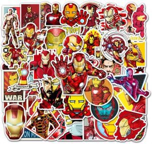Pegatinas De Iron Man Cuadrado