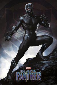 Póster De Black Panther En Acción