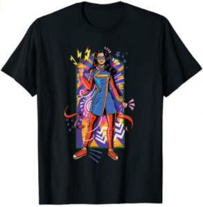 Camiseta De Ms Marvel De Heroína
