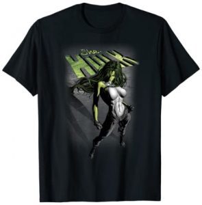Camiseta De She Hulk Clásica Del Comic