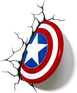 Lámpara De Escudo Del Capitán América