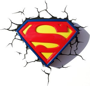Lámpara De Logo De Superman