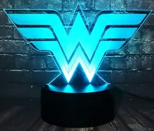 Lámpara De Logo De Wonder Woman De Dc