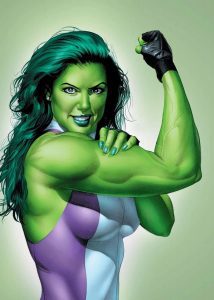 Póster De She Hulk Músculos