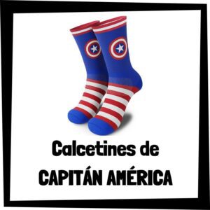 Calcetines de Capitán América - Los mejores calcetines de Marvel Comics - Calcetín de Capitán América barato