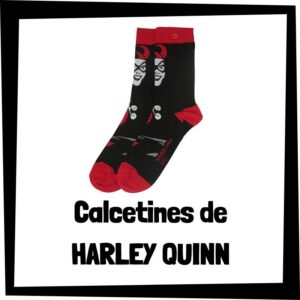 Calcetines de Harley Quinn - Los mejores calcetines de DC Comics - Calcetín de Harley Quinn barato