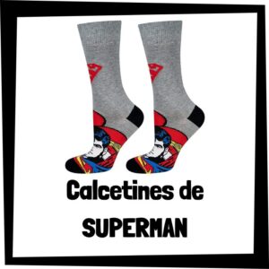 Calcetines de Superman - Los mejores calcetines de DC Comics - Calcetín de Superman barato