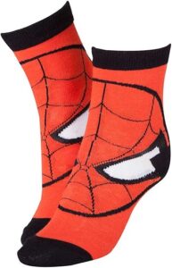 Calcetines De Máscara De Spiderman