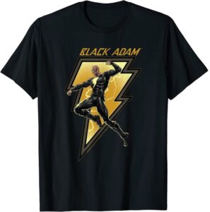Camiseta De Superhéroe De Black Adam De The Rock