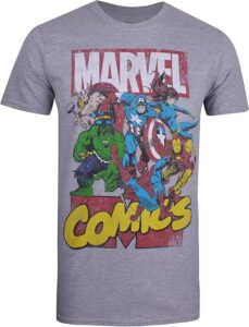 Camiseta De Marvel Cómics De Héroes