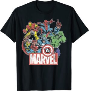 Camiseta De Héroes De Marvel Comics