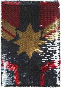 Cuaderno De Capitana Marvel Con Reflejo