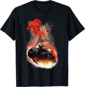 Camiseta De Pose De Supergirl